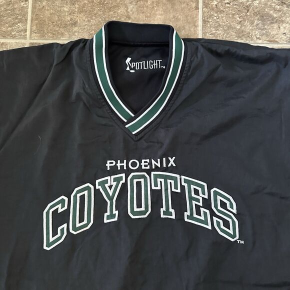 Vintage Y2K NHL Phoenix Coyotes Spotlight Reversible Jacket Pullover Size XL - Picture 2 of 15
